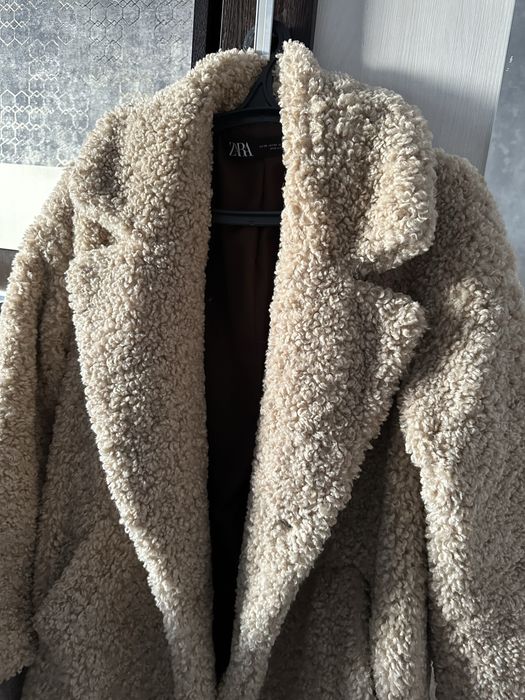 Эко шуба Zara, теплая