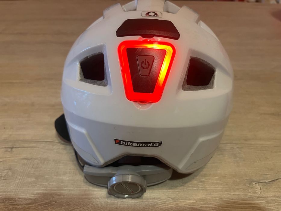 Каска с вградена LED светлина Bikemate SP55.3, Размер S