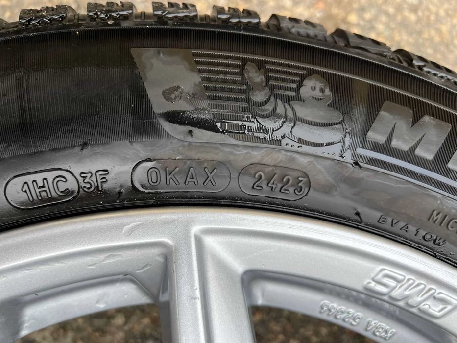 215 55 17 Зимни Гуми Michelin Alpin 6 DOT 2423 грайфер 7мм