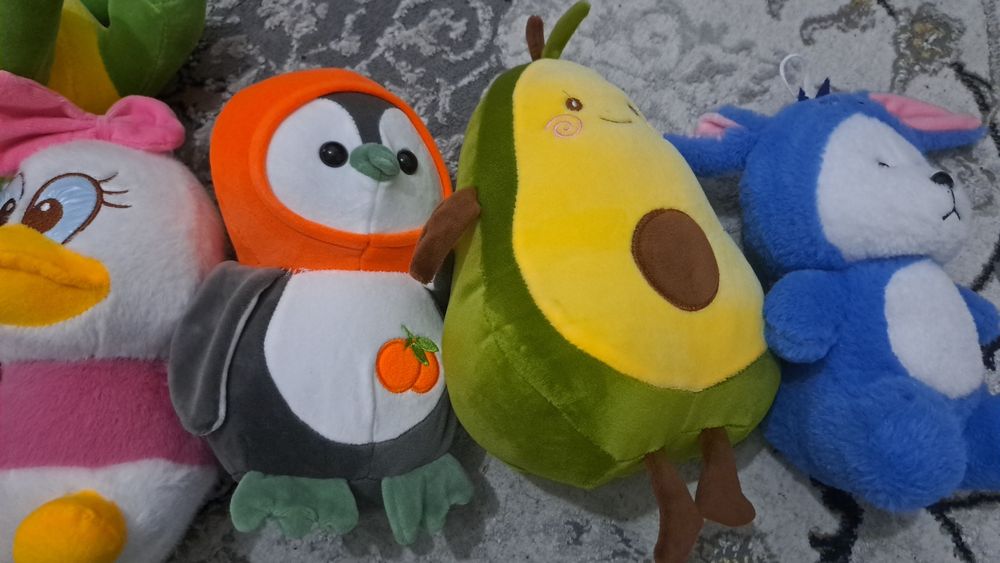 Мягкие игрушки новые разные размеры