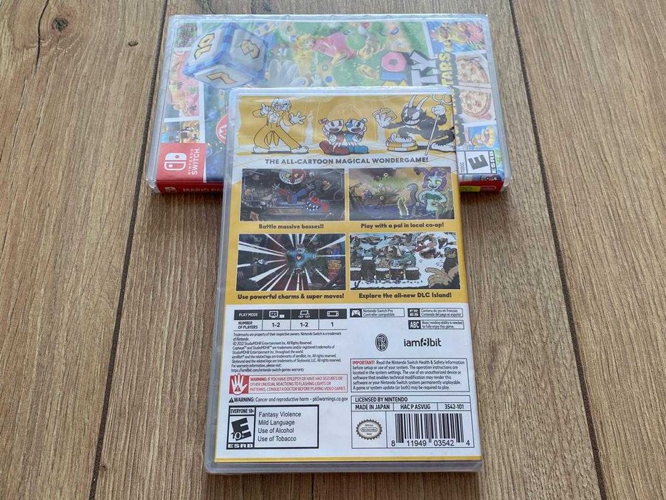 Новый картридж Cuphead Nintendo Switch/ Капхед Нинтендо Свитч