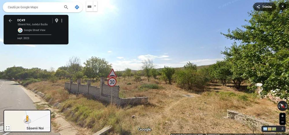 Teren intravilan Sasenii Noi