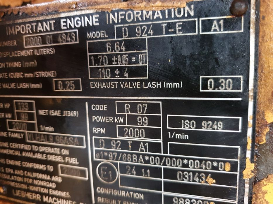 Vand Motor Liebherr D924