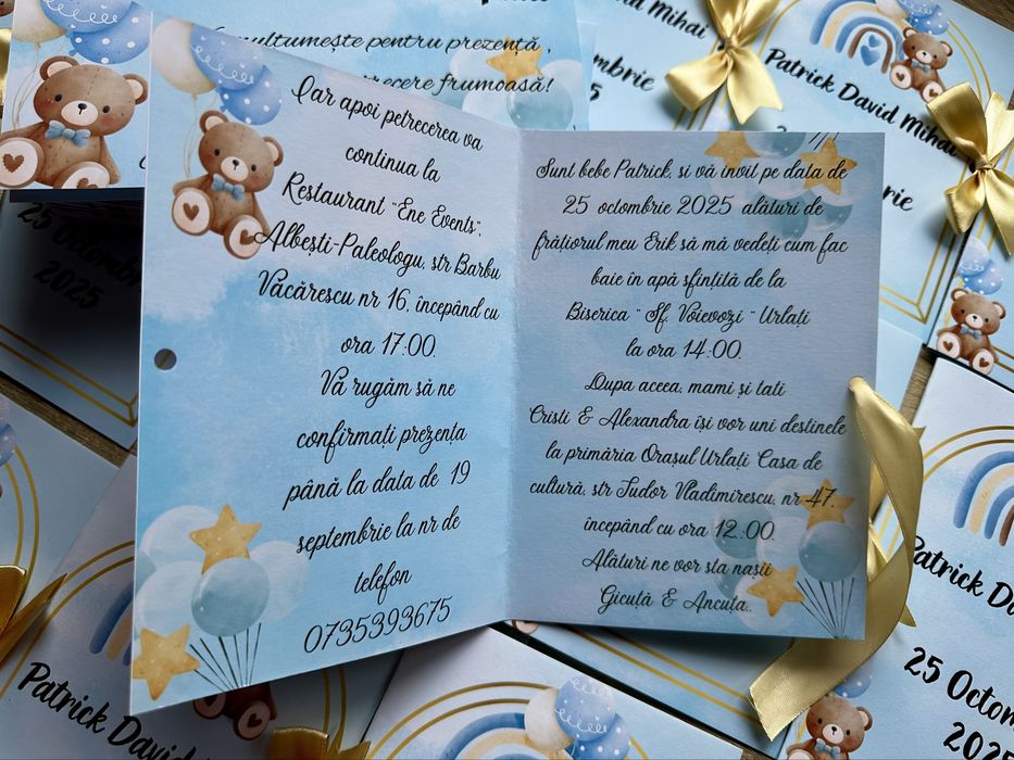 Invitatii nunta si botez