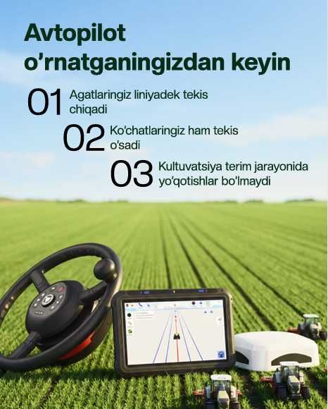 Allynav AF-305 traktorlar uchun auto pilot