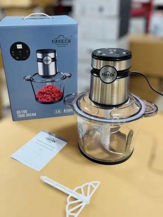 Измельчитель чоппер электрический Uakeen 1000 ВТ черный
ещё