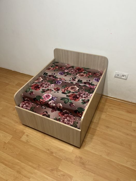 Выдвижная детская кровать