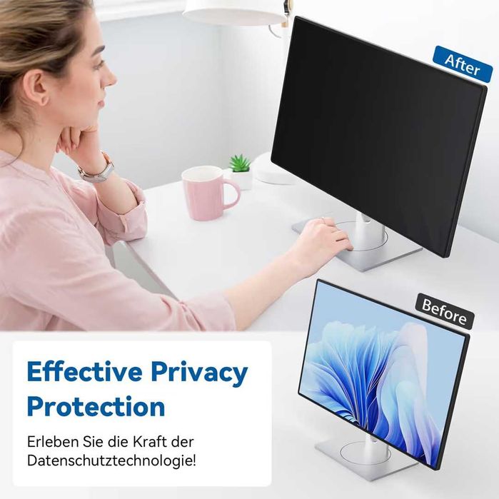 protecție de ecran de 21,5 inci – Anti-lumină albastră, anti-reflexie