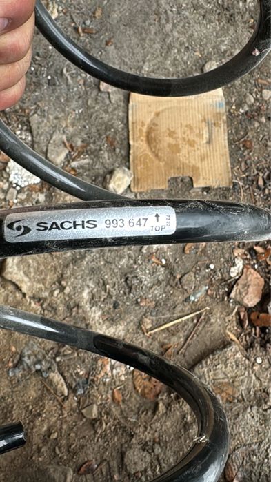 Пружины передние mercedes benz w212/sachs/ оригинал новые