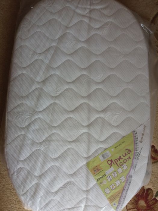 Матрас детский овальный