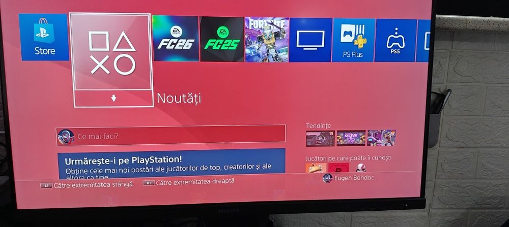 PlayStation 4 Pro 1tb+2 controller-e / nu citește Cd-ul