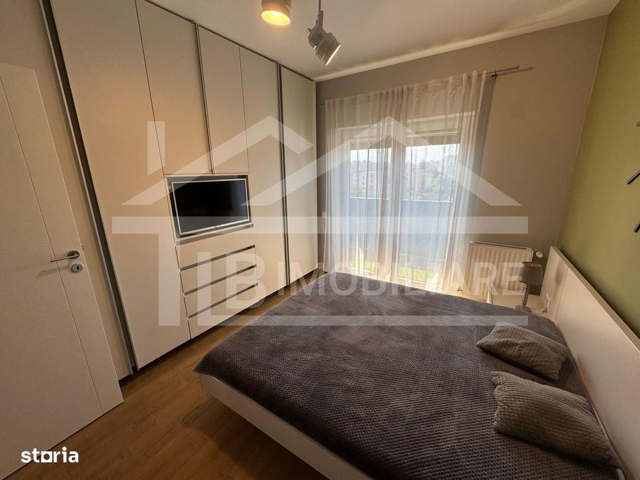 Apartament cu 2 camere, 55mp,  parcare, Zona Tudor