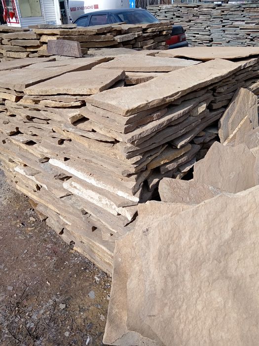 Плитняк, продажа, укладка