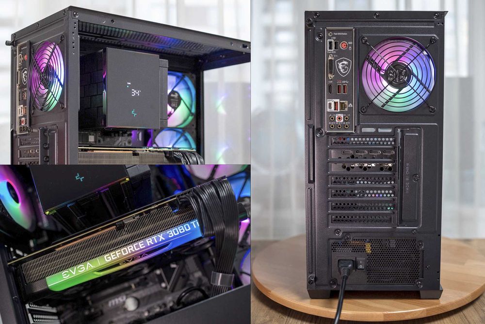 Custom Gaming PC AMD Ryzen 7 5800X - RTX 3080 Ti FTW3 - 16GB DDR4 - 500gb m.2 - B450 - 1000W