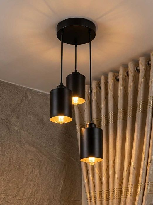 Loft uslubidagi lampalar, Lyustra