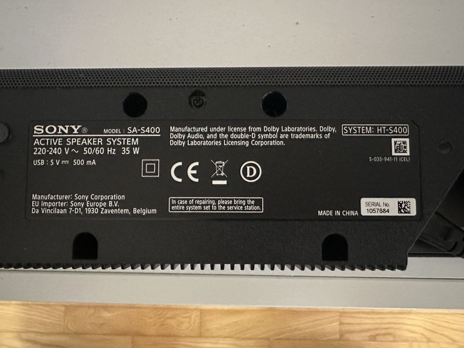 Soundbar Sony HT-S400