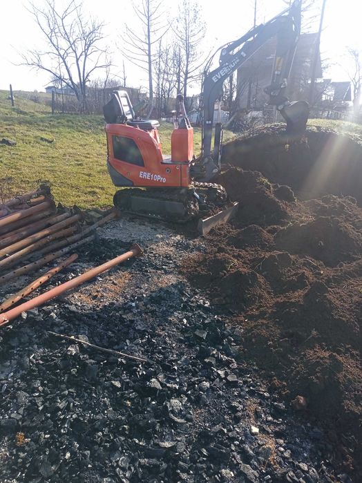 Мини багер ере 10про