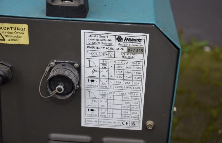 Аргонов заваръчен апарат LORCH AC/DC 175A /Германия/