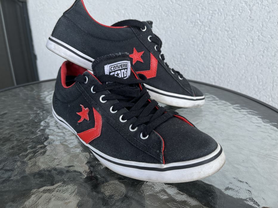 Vand Adidasi/Tenisi Converse AllStar Star Player Lp culoare neagra