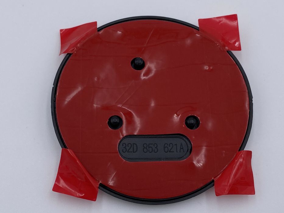 Emblema Skoda 90 mm fata negru