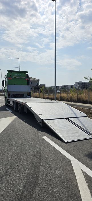 Transport utilaje Timisoara,  Tractari auto Timișoara Autostrada A1, slep, platforma,