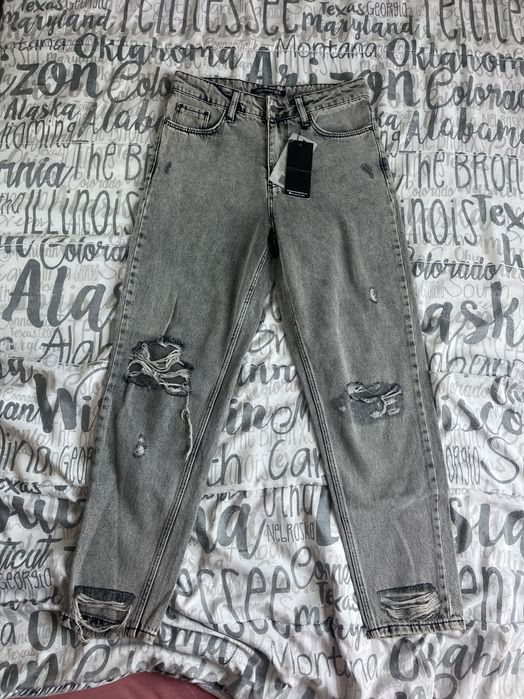 Сиви дънки размер 36