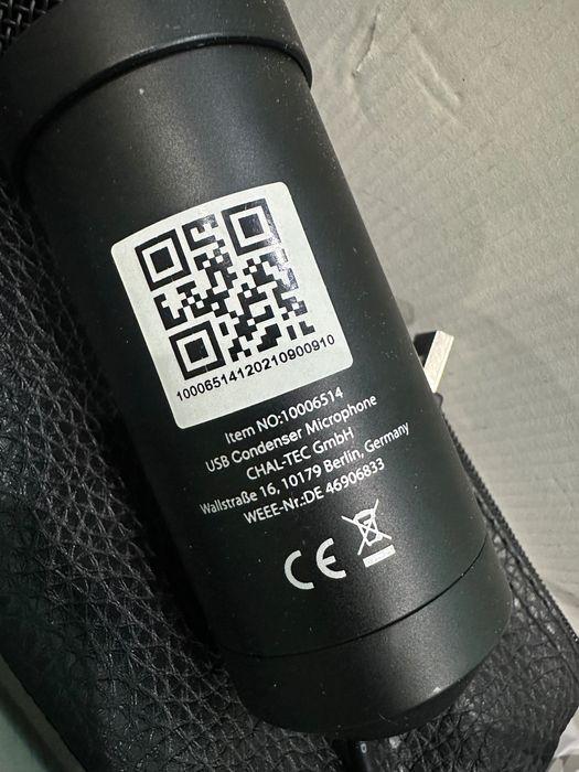 Микрофон за стрийминг или подкасти Auna