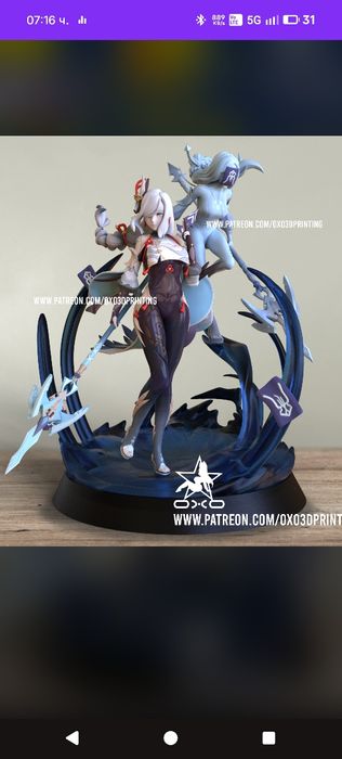 Genshin Impact 3д фигури