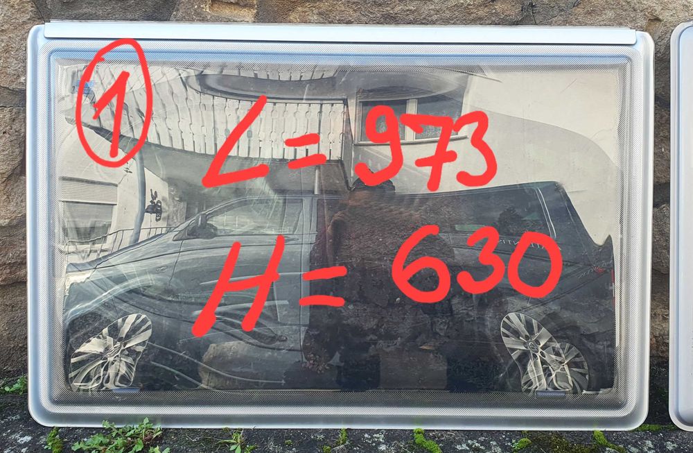 Ferestre de rulota/autorulota Birkenholz, import Germania