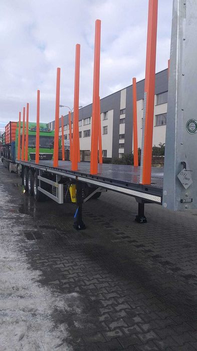 Semiremorca forestieră ZASLAW- PLATFORMĂ- OFERTA SPECIALA- STOC 2026 !