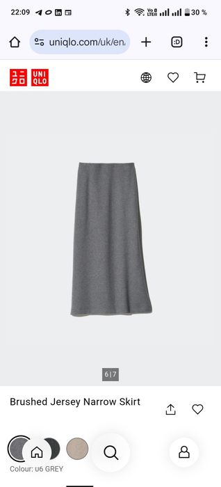 UNIQLO юбка осень-зима