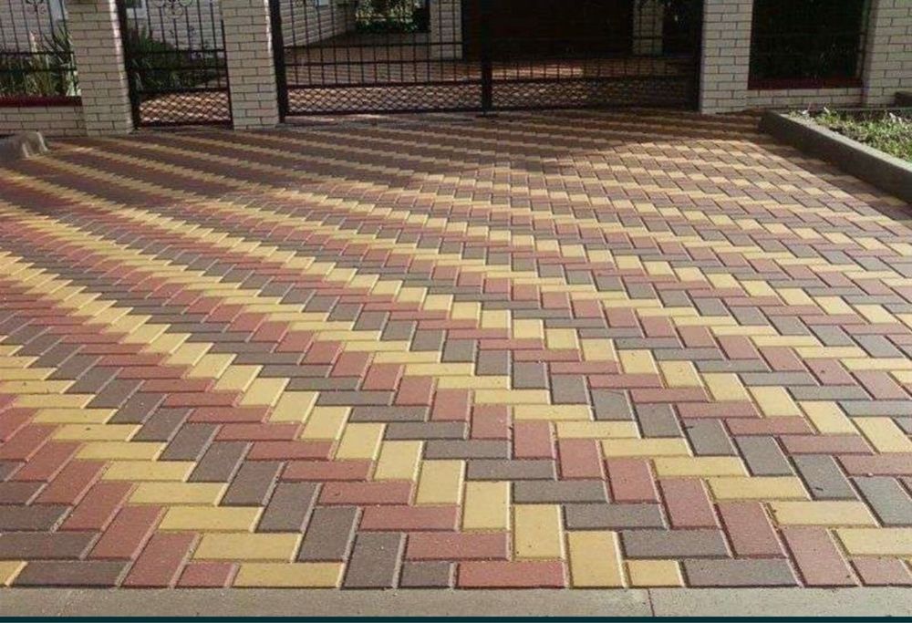 Укладка брусчатки