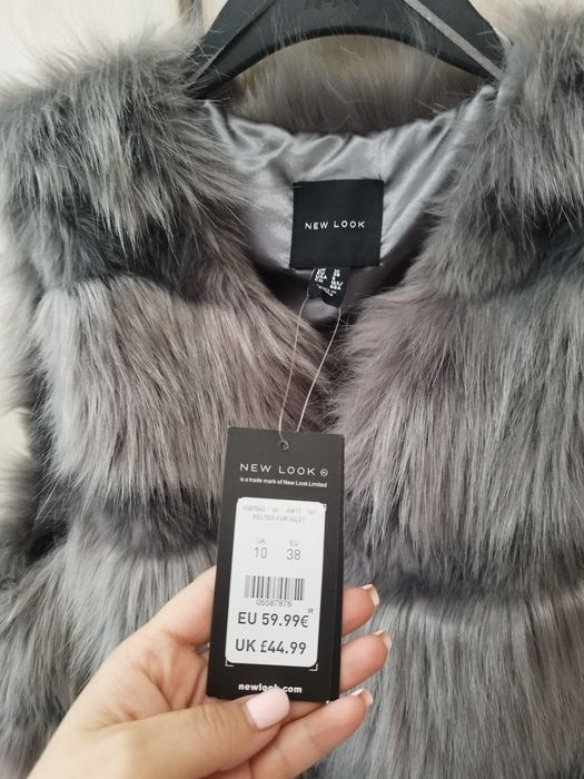 Елек с два вида косъм