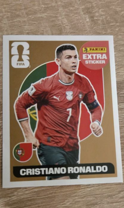 Panini world Cup 2026 Cristiano Ronaldo extra stiker bronz (schimb)