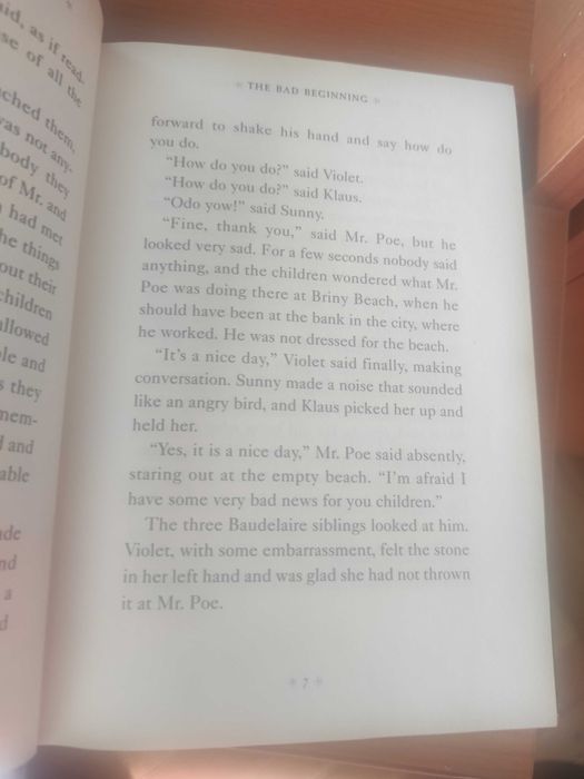 Колекция книги A series of Unfortunate Events