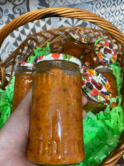 Zacusca de vinete cu ciuperci 100% naturală