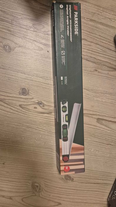 Parkside дигитален ъгломер, нов, включени батерии, гаранция