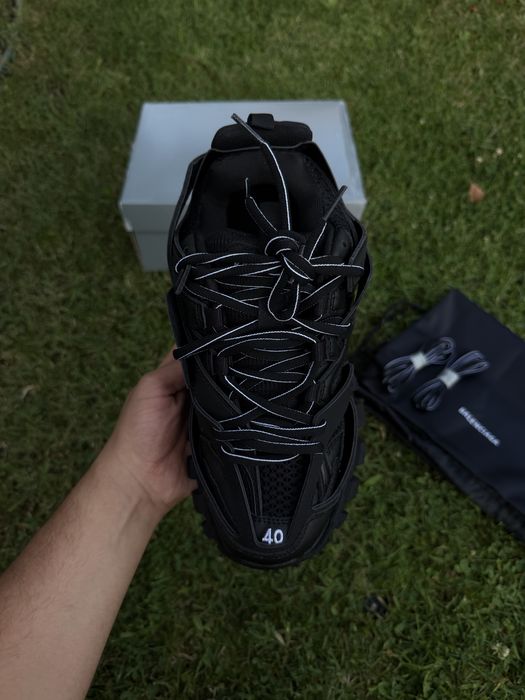 Adidasi Balenciaga Track Negru-Alb