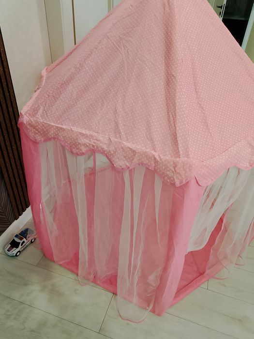 Домик принцессы розовый