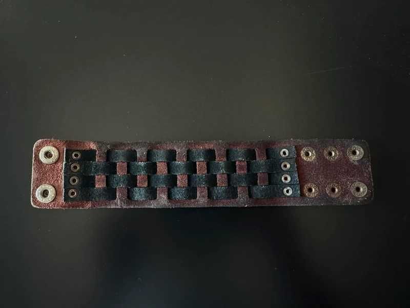 Bratara Checkered - Piele Naturala