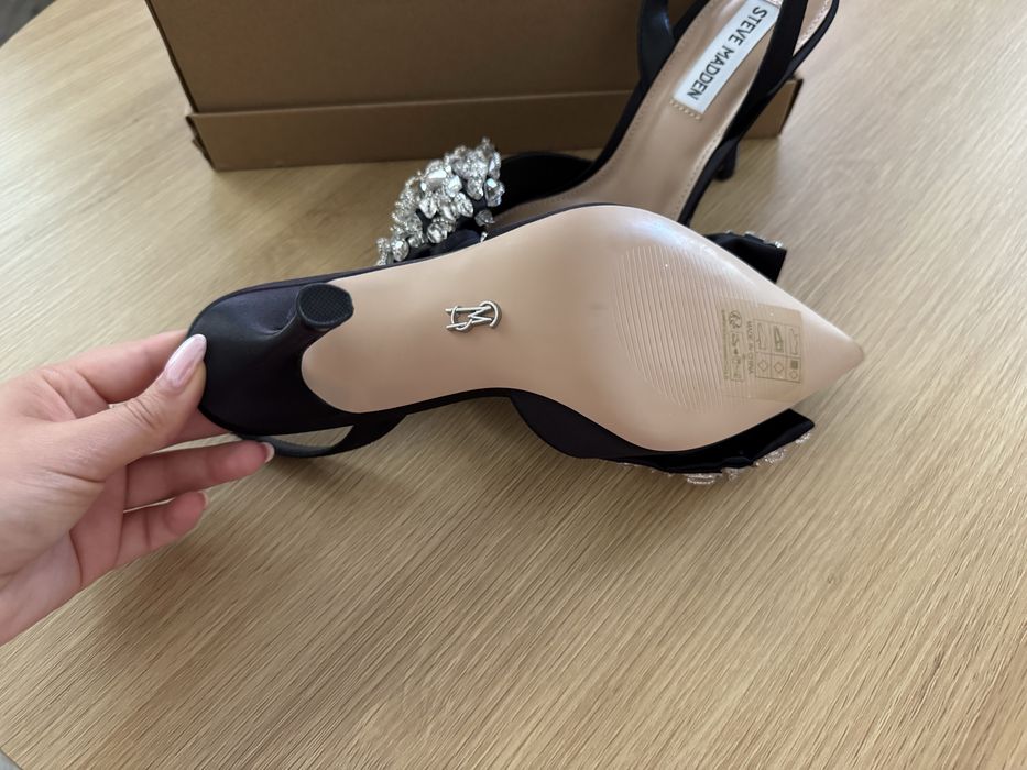 Steve Madden slingback токчета с кристална декорация – чисто нови