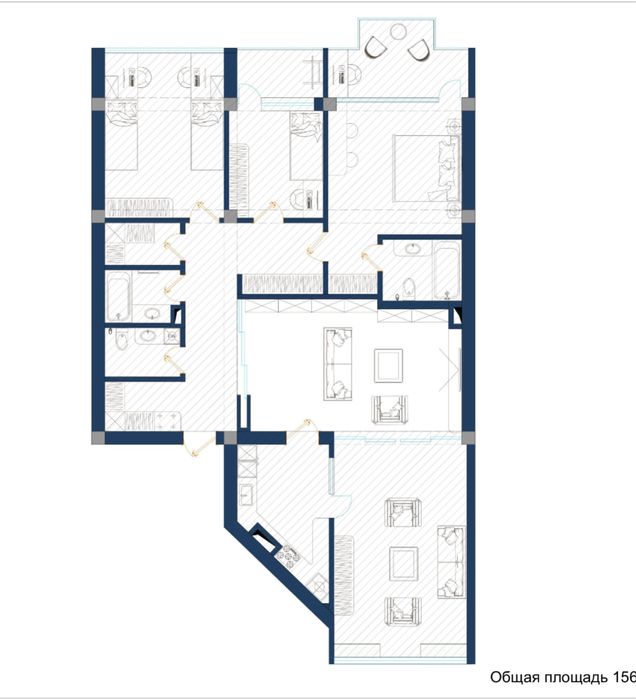 Nukus Kinoteator ‼️ Beruniy Terassali 150m2 5xona