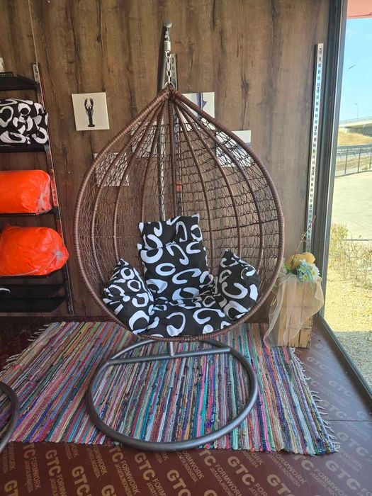 СУПЕР ОФЕРТА 179лв градинска люлка тип яйце