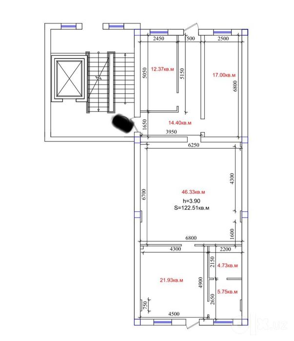 4-х комнатная в ЖК «London» ID: 8289