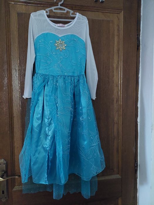 Rochie carnaval Elsa Frozen 8 ani