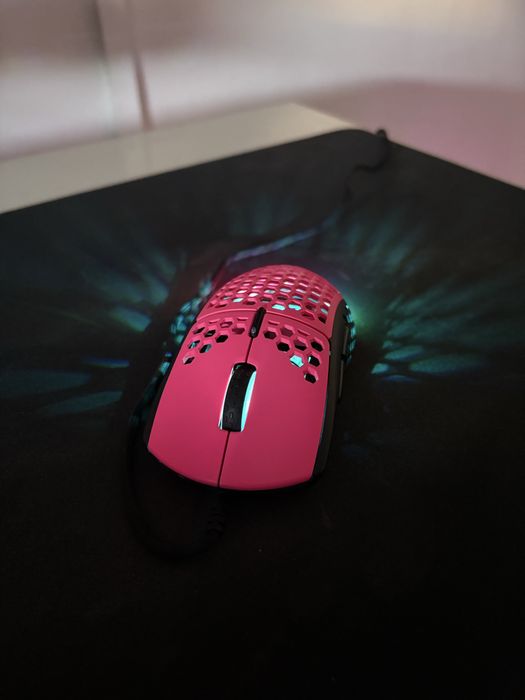 Mouse Gaming EDGE Ultralight Precision Pink Edition - RGB, Fagure, 1000Hz