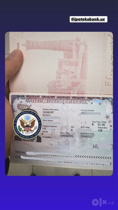 2026 AQSh vizasi (USA)