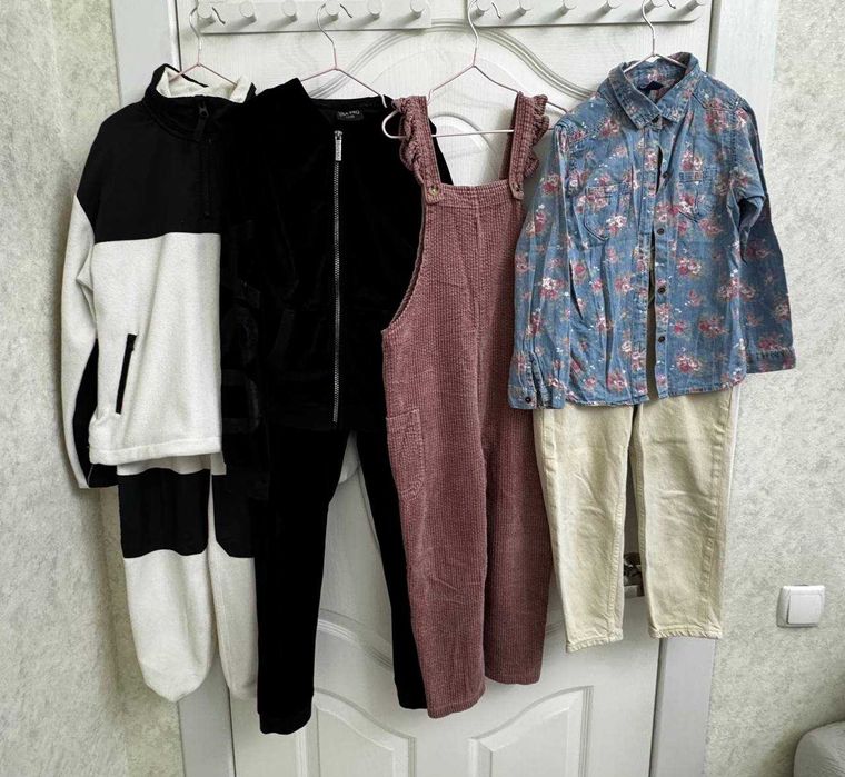 Лоты фирменной детской одежды ZARA, NEXT, H&M, размер 4/12 лет