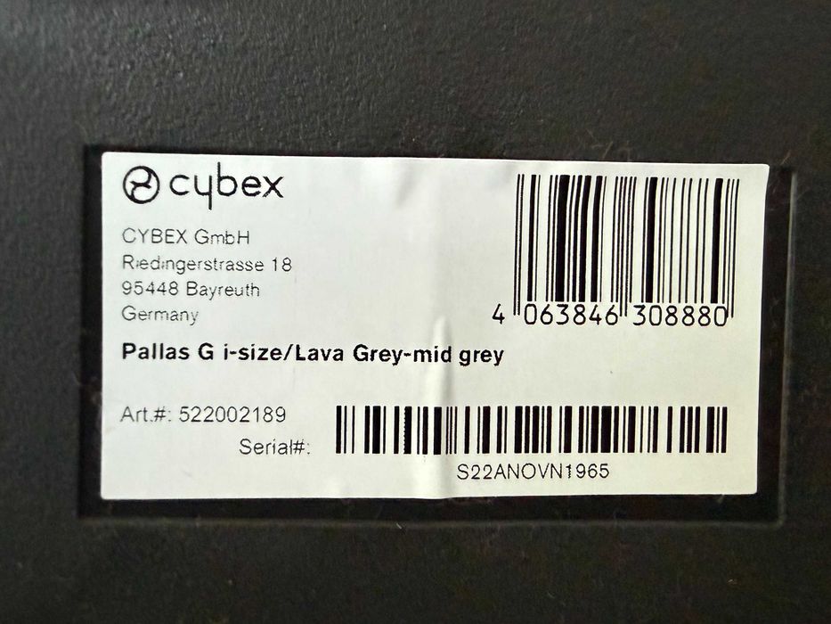 Vând scaun auto pentru copii CYBEX Gold Pallas G i-Size