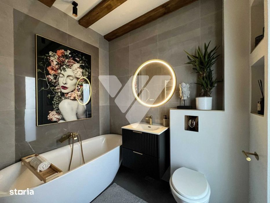 Penthouse 4 Camere 120 mp utili Terasa 22 mp complet mobilat si utilat